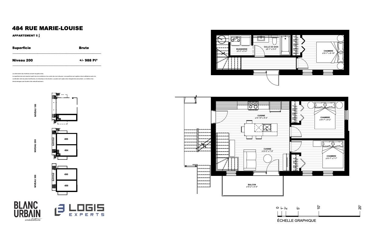 Logis-Experts - Appartements - 484 À 490 Rue Marie-Louise - 484 - 1