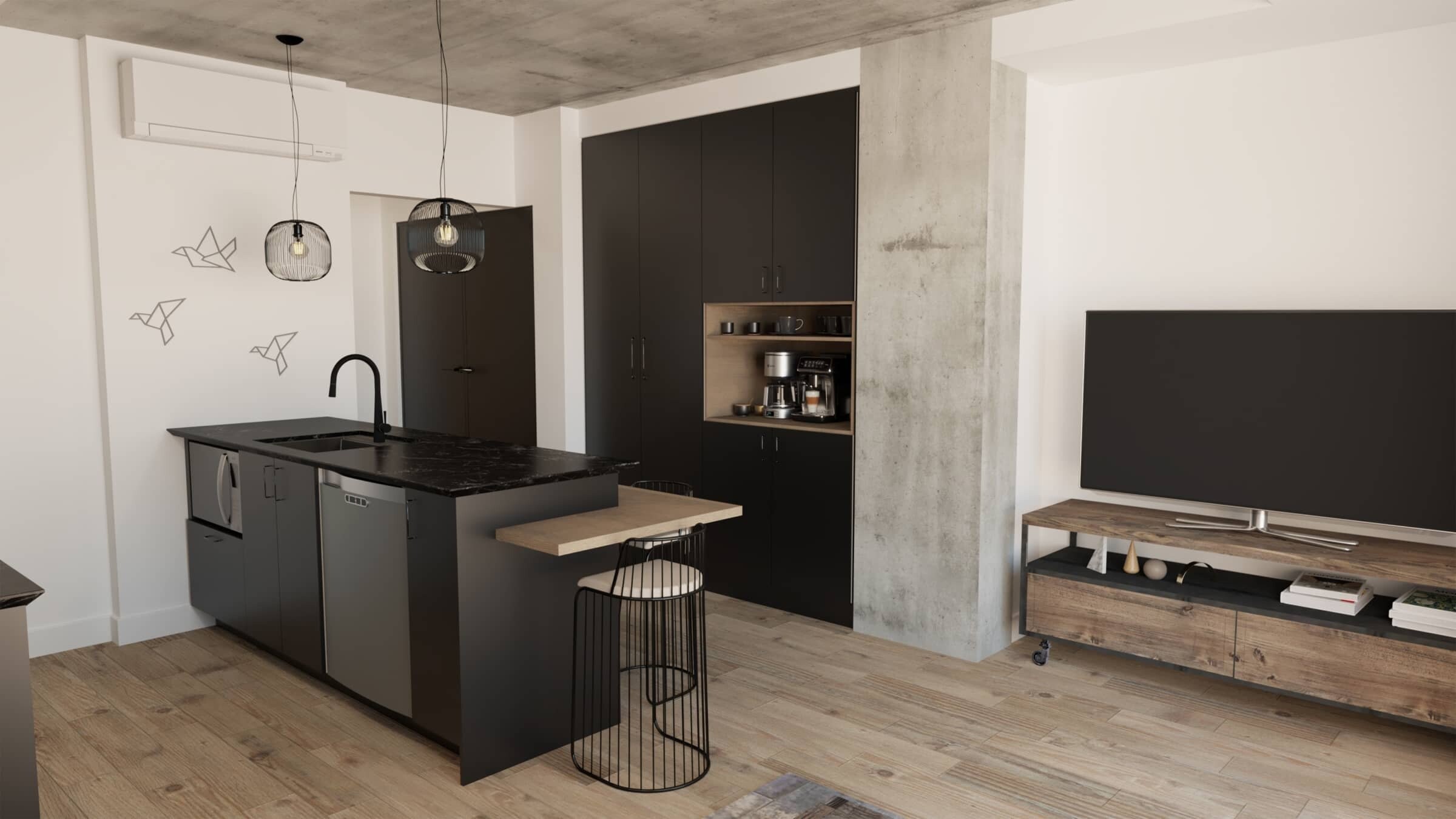 Logis-Experts - Appartements - 5825 Rue Saint-Georges - Chez Alphi - 403 - 2